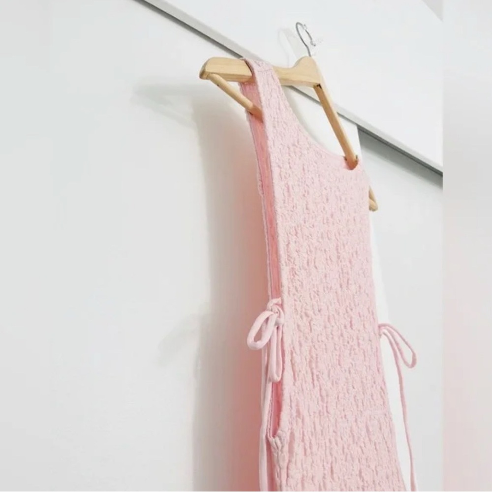 3011. FREE PEOPLE Sterling Maxi Dress in Pink Chalk NWT $98 - Picture 6 of 8